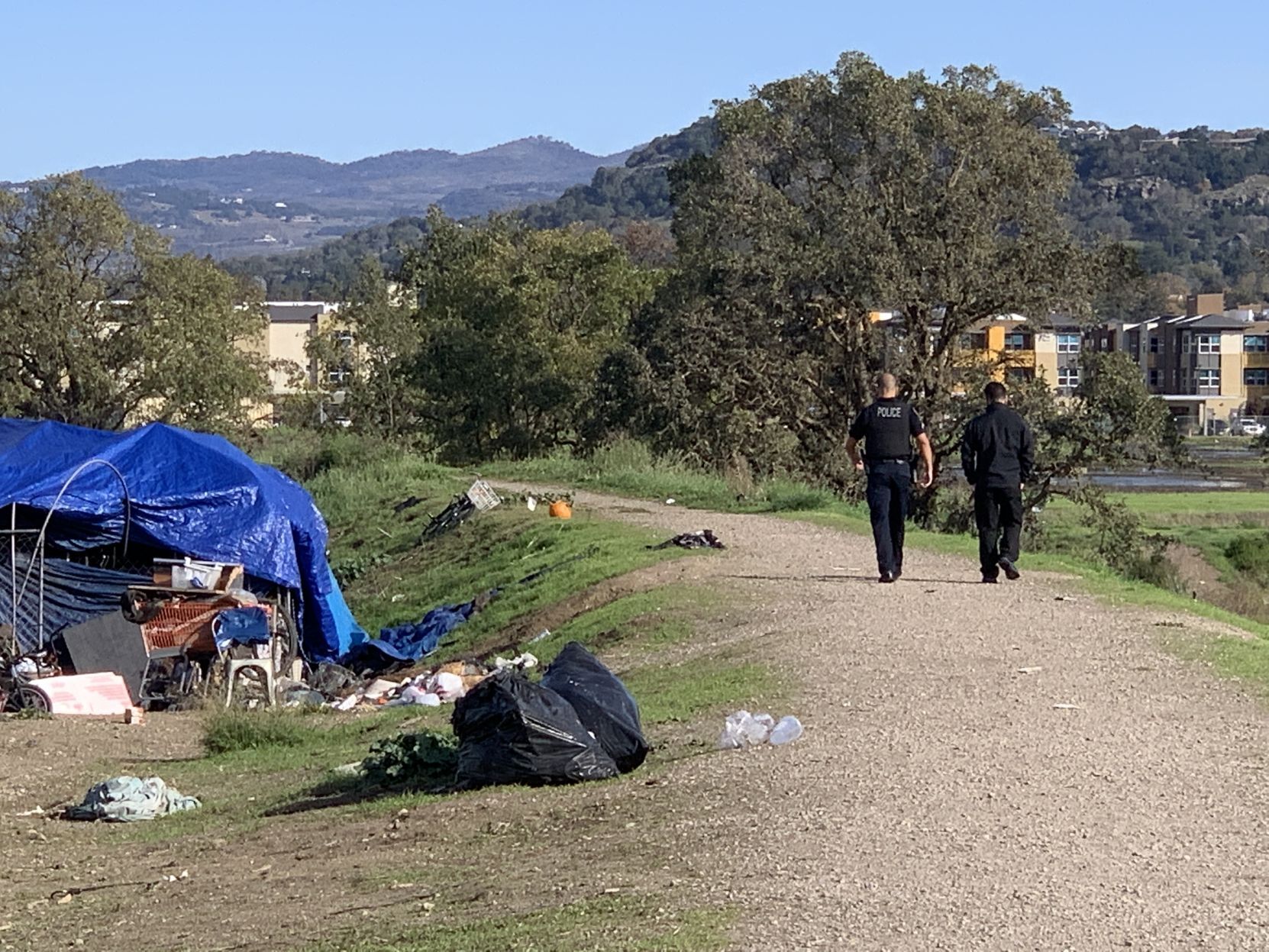 Napa's The Bowl, a homeless camp